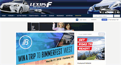 Desktop Screenshot of lexusfforum.com